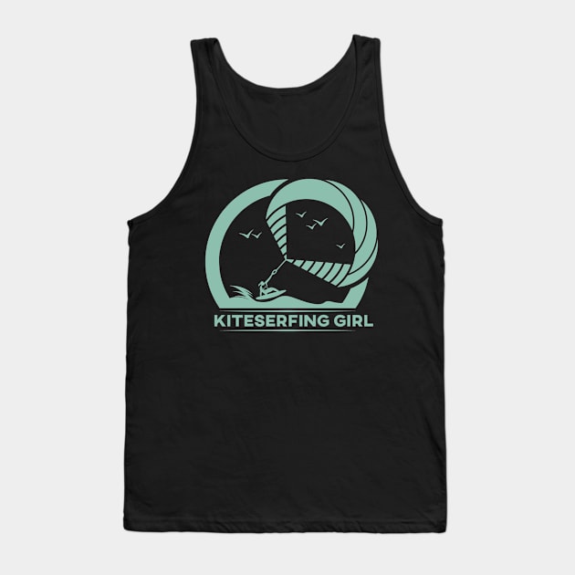 kitesurfing girl Tank Top by MasliankaStepan